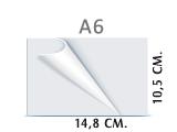 Adhesivo / Pegatina papel A6
